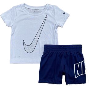 Nike Little Boys Dri-FIT Short Sleeve Dropsets T-Shirt and Shorts 2 Piece Set
