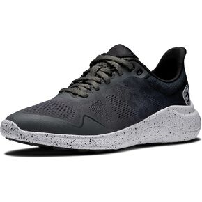 FootJoy Women's FJ Flex Spikeless Golf Shoes - Black/Charcoal/White 9.5M