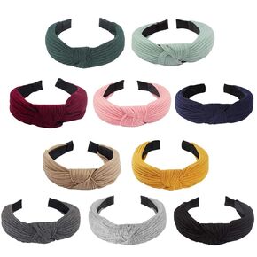 Jaciya Bandana Headbands for Women 10pcs Knotted Headband for Women Girls Head Bands Paisley Top Knot Turban Hair Bandanas Wide Vintage Boho Headbands Hair Accessories