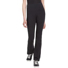 Lysse Plus Size Tara Bootcut Cotton Leggings Black 2X 34