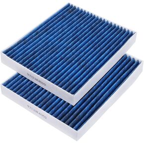 2-Pack HEPA Cabin Air Filter Fits for 2021-2022 2023 Volkswagen ID.4 Activated Carbon Cabin Filter Replacement VF4003 Car Accessories