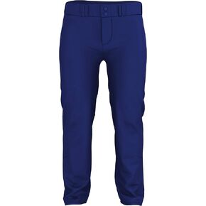 Alleson Athletic Crush Men's Baseball Pant with Braid. Breathable Pants with Dura-Stretch Fabric for All-Day Wear. Color Baseball Pants with Belt Loop (Style 655WLB), gy/bk, x-Large