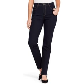 Gloria Vanderbilt Women's Amanda Classic High Rise Tapered Jean, Dusty IRIS, 16 Short