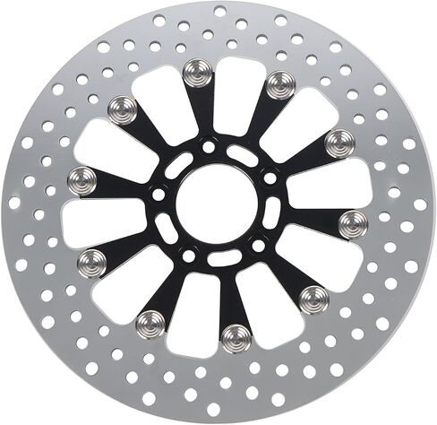 Front Rotor for Harley Brake Parts Upgrade, Suit for Harley Brake Disc11.8'' FLHR FLHTC FLTR FLTRX Touring Street Glide Road King, Great Performance Brake Rotors Front, No Vibration Brakes and Rotors in Saudi Arabia