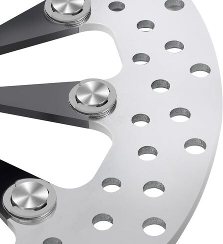 Front Rotor for Harley Brake Parts Upgrade, Suit for Harley Brake Disc11.8'' FLHR FLHTC FLTR FLTRX Touring Street Glide Road King, Great Performance Brake Rotors Front, No Vibration Brakes and Rotors in Saudi Arabia