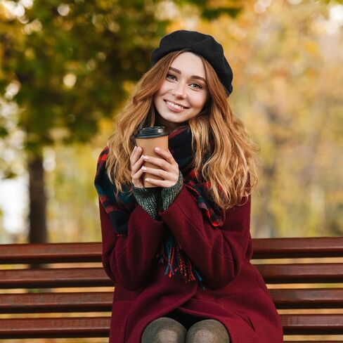 Shinymoon 48 Pcs Women Wool Beret Hat with Silky Scarf French Beret Bulk Artist Beret for Women Girls Winter (Multiple Color,Classic Style) in Saudi Arabia