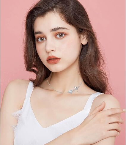 Yearace Airplane Jelwery S925 Sterling Silver Airplane Anklet for Women Teen Girls, Gifts for Stewardess Flight Attendants Pilots World Travel Flight Jewelry Best Mothers Day Gifts in Kuwait