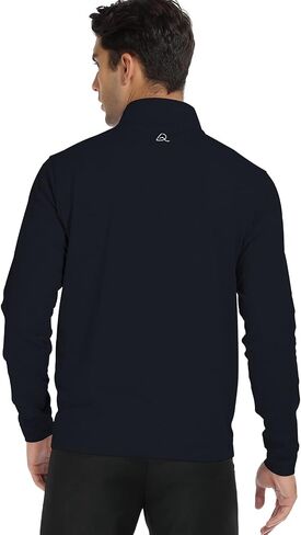 DEOLAX Quarter Zip Pullover Men Dry Fit 1/4 Zip Golf Pullover UPF50+ Moisture Wicking Mock Neck Mens Pullover Sweatshirts in Saudi Arabia