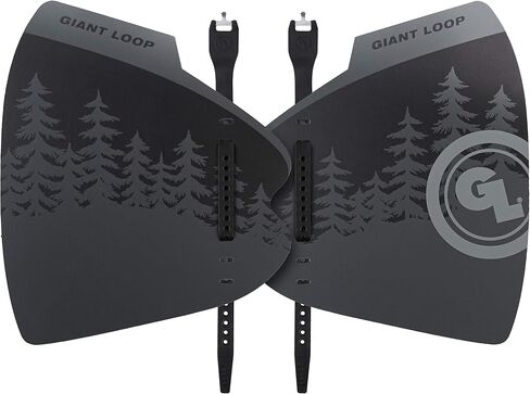 Giant Loop Bushwackers Handguards, Plastic Black Motorcycle Hand Guards, Suitable for Dirt Bikes, Street Bikes, Snow Bikes, ATVs, Snowmobiles & More (Topographic) in Saudi Arabia