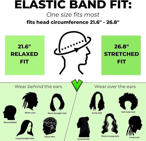 Veeta Superior Halo Turban Silk Satin Lined Head Wrap, Pre-Tied Tassel Turban for Men & Women, Turban Durag Wave Cap in Saudi Arabia