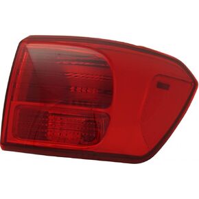 For Kia Sedona Tail Light Assembly 2016 2017 2018 Driver Side Outer Bulb Type CAPA For KI2804144 | 92401 A9420