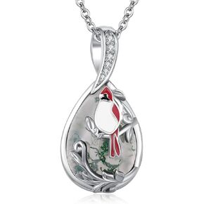 CHENGHONG Raccoon Hug Love Heart Pendant Necklace Cute Raccoon Necklace 925 Sterling Silver Cute Animal Necklace Raccoon Animal Jewelry Gifts for Women Teen Girls