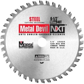 Mk Morse CSM53832NSC Metal Devil NXT Circular Saw Blade, 5-3/8-Inch Diameter, 32 Teeth, 20mm Arbor, for Steel Cutting, Multi