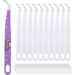 PYD Life 20 Pack Sublimation Scrapers Extra Large White Blanks 5.3" x 3" for Vinyl Customized Patterns Names Logo,Craft Weeder Vinyl Tools and Accessories for Cricut Cameo 5 DIY Projects