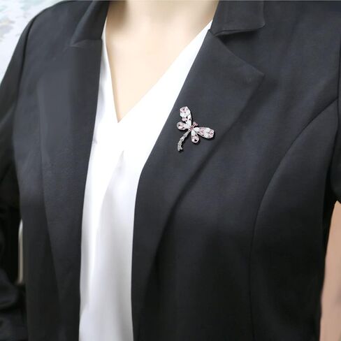 Gold Plated Eagle Crystal Brooch Pins Elegant Rhinestone Animal Lapel Brooches Novelty Funny Pins Fashion Jewelry Suit Brooches Accessories for Men Women Girl in Kuwait