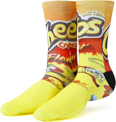 Unisex Crazy Funny Novelty 3D Colorful Athletic Sport Crew Tube Socks,Red C in Saudi Arabia