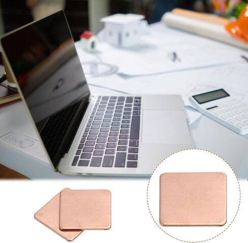 MECCANIXITY Heatsink Copper Pad Shim 15mm x 15mm x 1.5mm Thermal Conductive Heat Sink for Electronic Chip Cooling Pack of 6 in Saudi Arabia