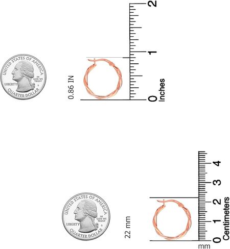 LeCalla 925 Sterling Silver Lightweight Click-Top Oval Anchor Hoop Earrings for Women in Kuwait