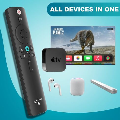 [2-Pack] Remote Control for Apple TV 4K Player A1294 A1218/MA711 A1378/MC572 A1427/MD199 A1625 in Saudi Arabia