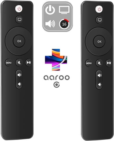 [2-Pack] Remote Control for Apple TV 4K Player A1294 A1218/MA711 A1378/MC572 A1427/MD199 A1625 in Saudi Arabia