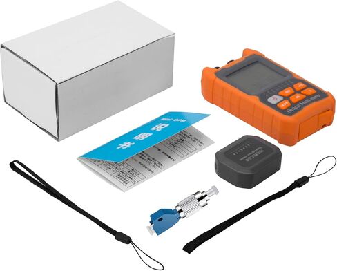 Fiber Optic Tester Portable Fiber Light Power Meter FC/SC/ST Universal Interface -70~+6dBm Built-in 2mW Visual Fault Locator (OPM&VFL) with 1pc FC to LC Adapter in Saudi Arabia