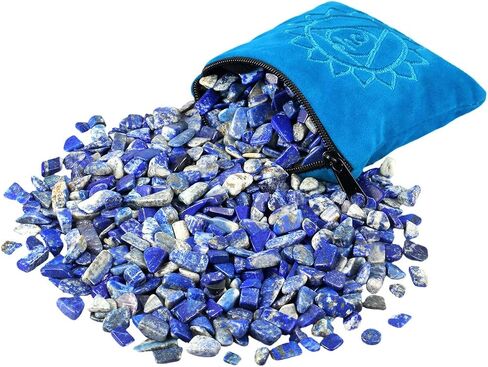 SUNYIK Healing Crystals Chakra Kits Set, Natural Amethyst Tumbled Chip Stone, Crystal Pillow for Healing Reiki, Heart Love Third Eye Chakra Stone Beads Bracelet for Women and Men in Saudi Arabia