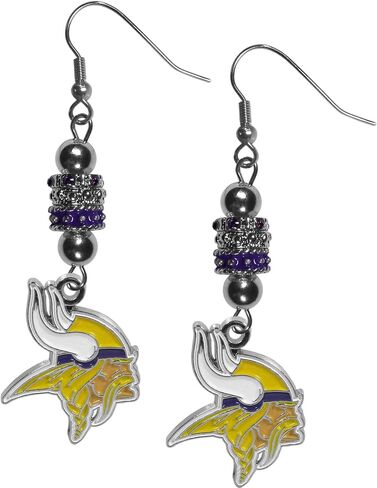 Siskiyou NFL Unisex Euro Bead Earrings in Saudi Arabia