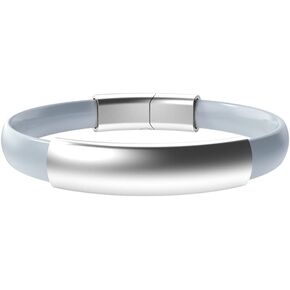 Enso Rings Elements MOD Silicone Bracelet - 4.25mm, 0.25mm Thick - Polished Clasp & Sleeve
