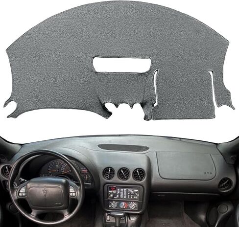 Dashboard Cover Dash Cover Mat Pad Custom Fit for Pontiac Firebird 1997-2002 (Black) Y41 in Saudi Arabia