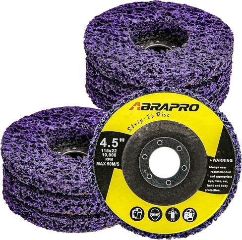 5 PCS Strip Discs 4-1/2" x 7/8" Stripping Wheel for Angle Grinder, Premium Silicon Carbide Abrasive Wheel for Clean and Remove Paint Coating Rust Welds Oxidation in Saudi Arabia