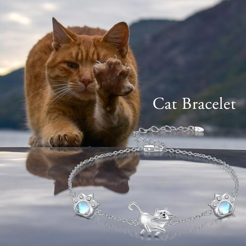 Sterling Silver Bracelet For Women Cat/Snake/Fox/Fish/Bee Bracelet Jewelry Gift For Ladies in Saudi Arabia