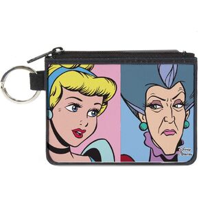 Buckle-Down Women's Standard Canvas Coin Purse Cinderella, 4.25" x 3.25"