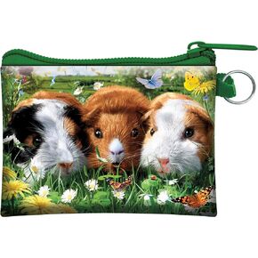3D LiveLife Coin Purse - Guinea Pig from Deluxebase. Lenticular 3D Pet Purse. Cash, coin and card holder with secure zipper featuring artwork licensed from renowned David Penfound