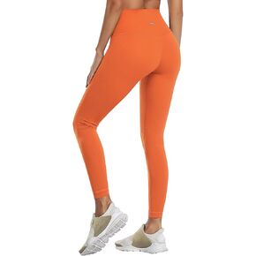 AXESEA High Waist Leggings for Wowen, Yoga Pants with Pocket Tummy Control 7/8 Length Workout Leggings