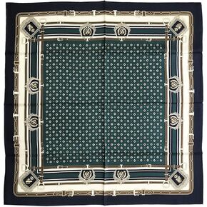 MARUYAMA Silk Scarf, ST889067 Coat of Arms, precision printed, 100% Silk, 35x35in, Brand Cased in Kuwait