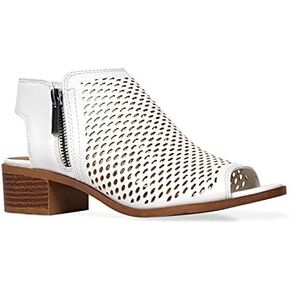 J. Adams Tracy Booties for Women - Peep Toe Low Block Heel Bootie in Kuwait