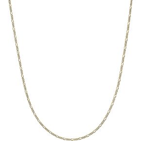 Savlano 14K Solid Gold Italian Figaro 1.8mm Chain 14 Karat Necklace Comes With Gift Box for Women & Men - Made in Italy