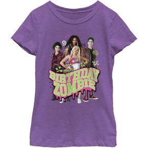 Disney Little, Big Zombies Birthday Group Girls Short Sleeve Tee Shirt