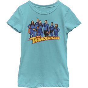 Nickelodeon Thundermans Group Girls Short Sleeve Tee Shirt
