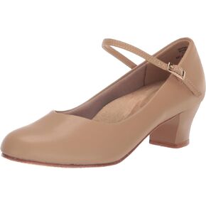 Capezio Women's Cassie Jr. Character Shoe, Caramel, 7.5 Narrow