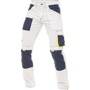 Men Carpenter Pants Tactical Heavy Duty Trousers Cordura Knee Pad Reinforced Utility Pockets Painter Pants