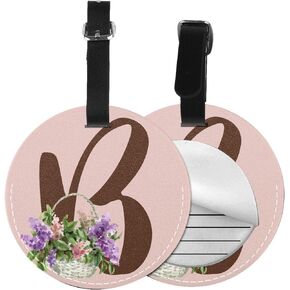 Custom Round Luggage Tag with Your Own Photo/Text for Suitcase, Personalized Luggage Tags with Picture, DIY Blank Travel Bag Name Tags with Full Privacy Cover, Bulk Baggage ID Identifier Labels