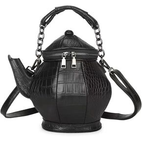 Purse and Handbag PU Leather Teapot Shaped Crossbody Shoulder Bag Special Satchel for women and men