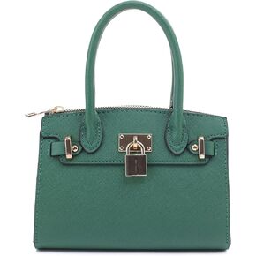 EVVE Women's Evening Bag Party Clutches Mini Satchel Purses Cocktail Prom Handbags with Chain and Lock