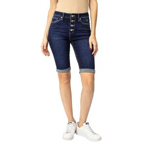 Kan Can Women's High Rise Bermuda Shorts