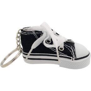 Miniature Sneaker Shoes Keychains (3") 6 Colors: Pink, Light Blue, Green, Red, Blue, Black. Backpacks, Key Chains