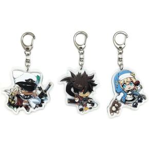 Inc. - Set of 3 Guilty Gear Acrylic Keychain Bridget, Sol, Ramlethal v1