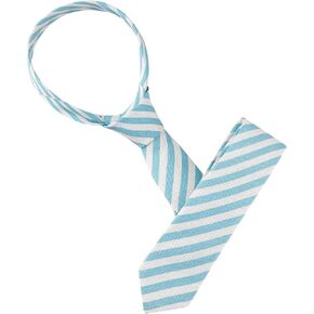 Allegra K Men's Stripe Necktie Self-Tied Linen Slim Ties for Business Casual