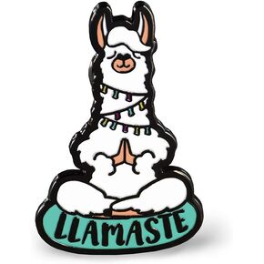 Gifts Llamaste! Llama Hard Enamel Pin