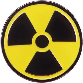 Radioactive Radiation Symbol Badge Funny I'm Dangerous Enamel Pin Lovely Badge For Backpacks Denim Clothing Fashion Creative Accessories
